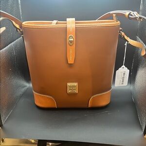Dooney & Bourke Tan Leather Shoulder Bag